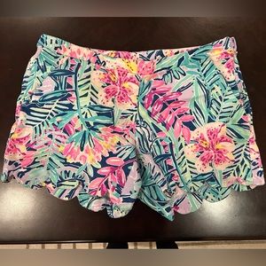 Lilly Pulitzer Scalloped Shorts